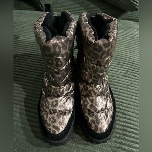 Kate Spade New York Frosty Leopard Print Women's Boots